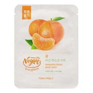 TONYMOLY - Truegreen Vegan Mask Sheet - 5 Types Mandarin